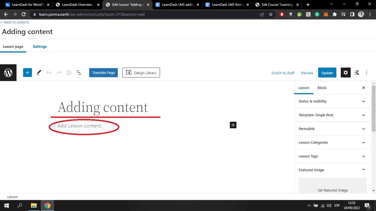 Creating Course Content Part 1 | LEARN